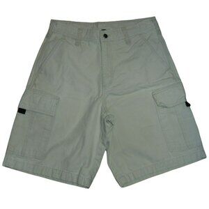 The North Face Cargo Shorts, Cotton Canvas, Hiking, Men's Sz 32, small spot